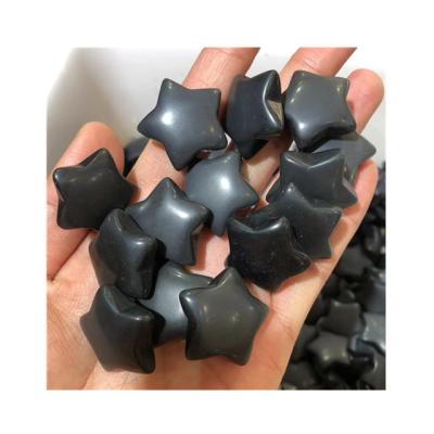 China Europe New Arrived Wholesale Hot Crystal Crafts Quartz Healing Stones Obsidian Star For Sale for sale