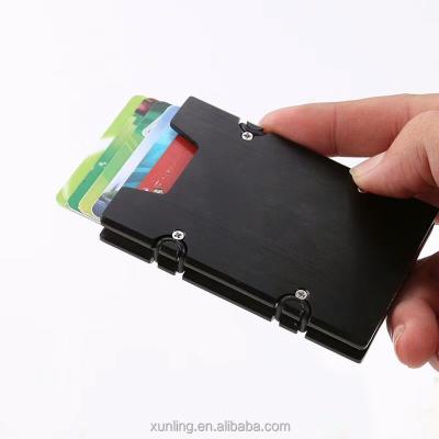 China 2018 RFID Aluminum Automatic Push Credit Card Holder ID Card Holder for sale