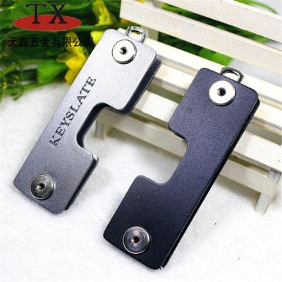 China 100% New Design Eco-friendly Aluminum Alloy Key Holders / Propelled Key Chain Key Organizer for sale