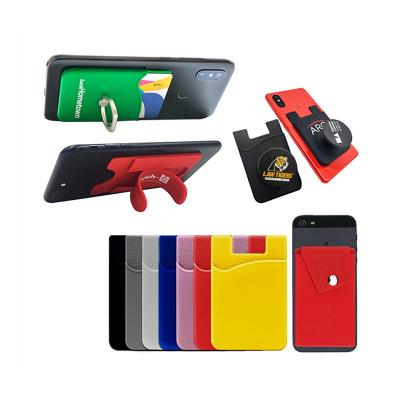 China China Tops Wallet OEM Smart Silicone Card Holder Wholesale Accessories Mobile Phone Protectors for sale