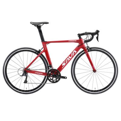 China 18 Geschwindigkeit SAVA Carbon Fiber Road Bike 150kg laden doppelte v-Bremse zu verkaufen