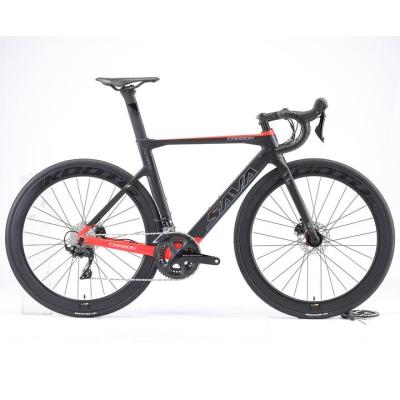 China 8.4kg SAVA Full Carbon Road Bike , Hydraulic Disc Brake T800 Carbon Fiber Bike for sale