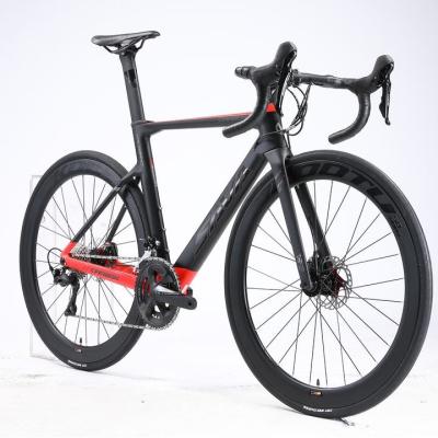 China Leichter 54cm 56cm SAVA Full Carbon Road Bike hydraulischer Scheibenbremse-Satz zu verkaufen