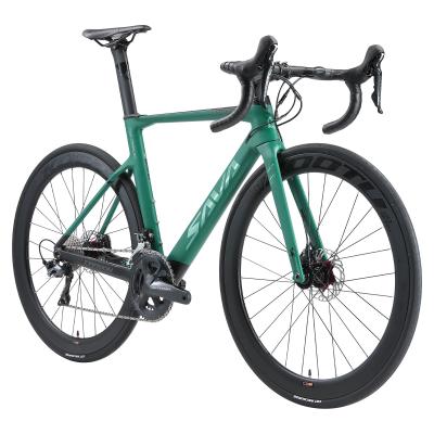 중국 까만 녹색 탄소 섬유 경주용 자전거, 8.5kg Shimano Ultegra 자전거 22 속도 판매용