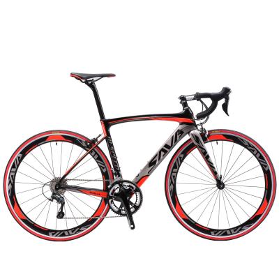 China Schwarzes rotes Tragfähigkeit Sava Road Bikes 700c 150kg CER-Zertifikat zu verkaufen