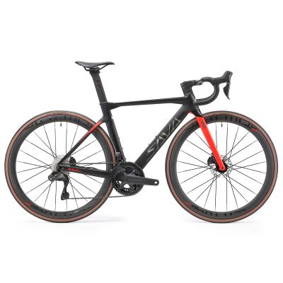 China SAVA Electronic Shifting Carbon Road-Fahrrad-drahtloses Schaltgetriebe-System-internes verdrahtendes Fahrrad Shimano R8170 Groupset 2 zu verkaufen