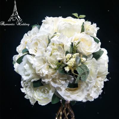 China Wedding guide flowers peony rose flower home decoration wedding bride holding flowers road guide bouquet for sale