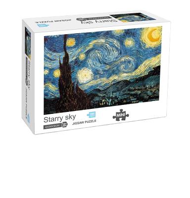 China DIY TOY Hot Selling Home Decoration Starry Night Puzzle, 1000 Piece Puzzles for Adults and Children for sale