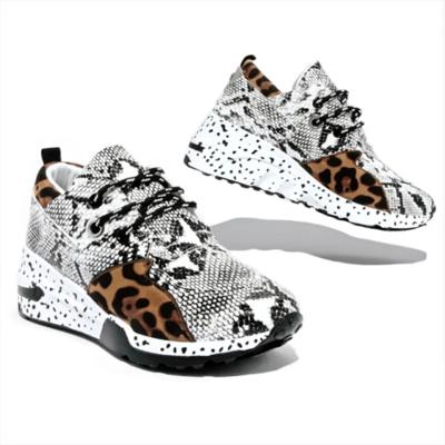 China CUSHIONING CUSHIONING comfortable non-slip women's shoes wholesale women's leopard unique sneakers brand casual shoes sports shoes for sale