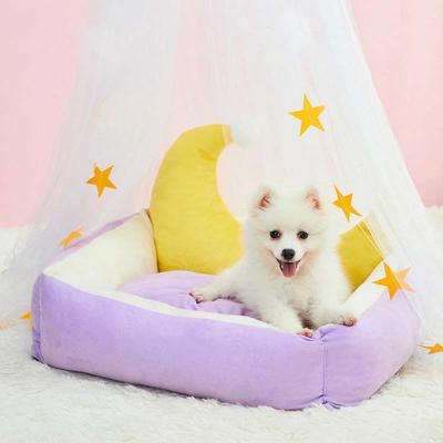 China High Quality Waterproof All Round Square Pet Bed Cushion Donut Washable Luxury Pet Bed Dog Pillow for sale