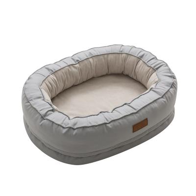 China Waterproof Memory Foam Dog Bed Pet Luxury Pet Bed Orthopedic Warm Pet Bed Amazon Super Soft for sale