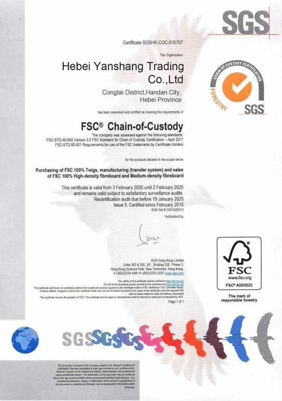 FSC - Hebei Yanshang Trading Co., Ltd.