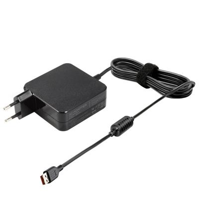 China LAPTOP Wall Mount Charger 65W 20V 3.25A Laptop Adapter For Lenovo Yoga710S 510S 310S Universal Square Shell Power Adapter for sale