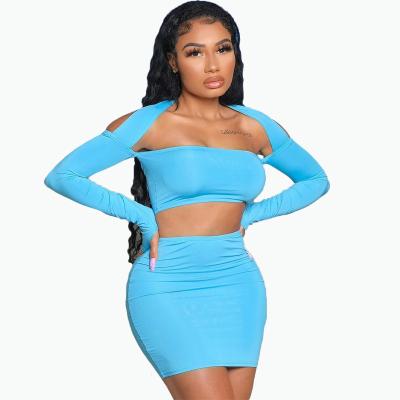 China European and American package FFT1126 anti-pilling tight skirt hip hip skirt for sale