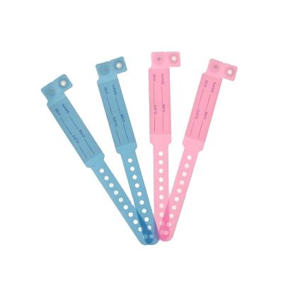 China Plastic or PVC Premium Quality Hospital Patient ID Band Wrist Strap ID Band for sale