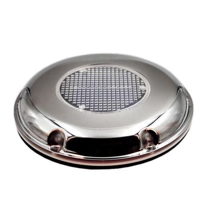 China Marine Boat Yacht Roof Marine Boat Yachat Trailer Caravan accessories Roof Ventilation Attic Fan Stainless Steel Solar Powered Vent for sale