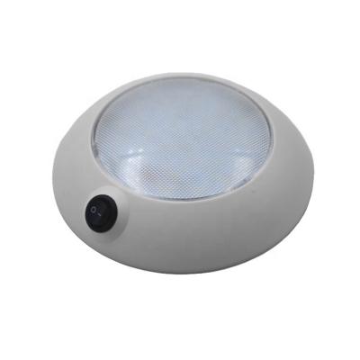 China DC12V 5inch Marine Boat Yacht RV Caravan LED Switch Interior Exterior Mounted Ceiling Lamp for sale