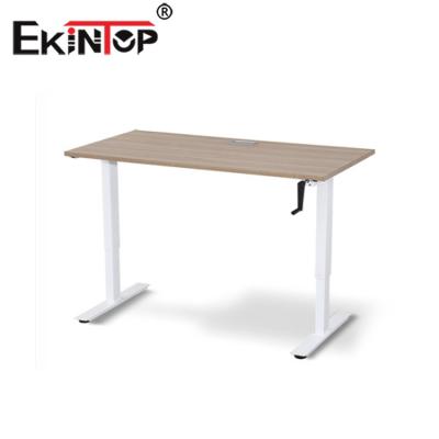 China Electric (height) adjustable office furniture sit to stand standing height lifting adjustable desk for office furniture in Foshan for sale