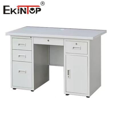 China Ekintop home office adjustable desk small desk table (height) Nordic white white for sale