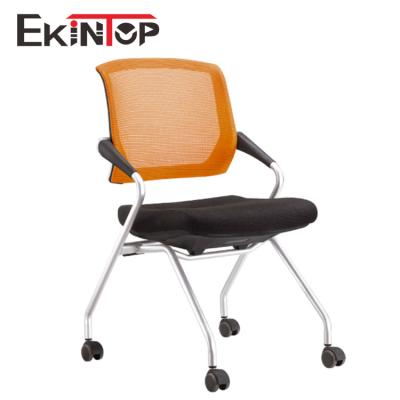 China Metal foldable cheap folding chair with rolling wheels for sale