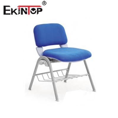 China Ekintop Design Modern Unique Foldable College School Chair With Notepad for sale