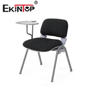 China Ekintop Foldable Hot Sale Comfortable Study School Folding Chair With Arm Table for sale