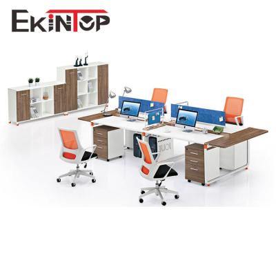 China Modern Hot Office Desk Table 4 People Separation Desk Workstation (JO-3064) for sale