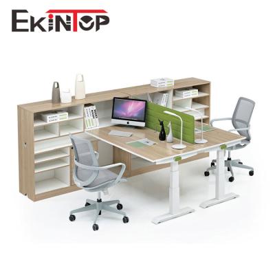 China Modern Wooden Standard Size Of 4 Person Office Workstation Layout for sale