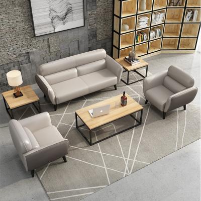 China Convertible Cheap Ekintop Sofa Set Nordic Home Furniture Sofa Set Furniture Leather Living Room for sale