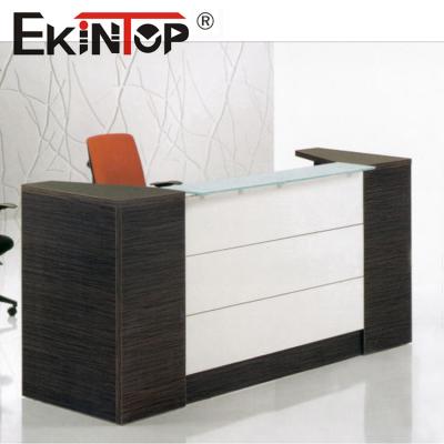 China Customizable commercial furniture office dealing room table and chair price for sale