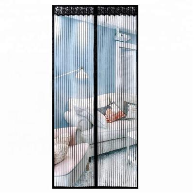 China Insect Folded Magnetic Screen Window Mesh Screen Curtain Protector Magnetic for sale