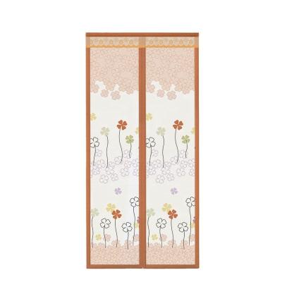 China New Folded Magnetic Fly Screen Curtain Door Magnetic Soft Screen Door for sale