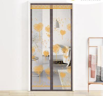 China 2019 Hot Selling Folding Screen Jiaoyang Amazon Magnetic Mosquito Net Door Curtain for sale