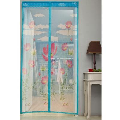 China Seiki Folded Insect Screen Door Magnetic Screen for sale