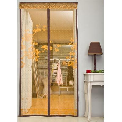 China Folded magnetic door curtain with 26 powerful magnets and heavy duty mesh for sale