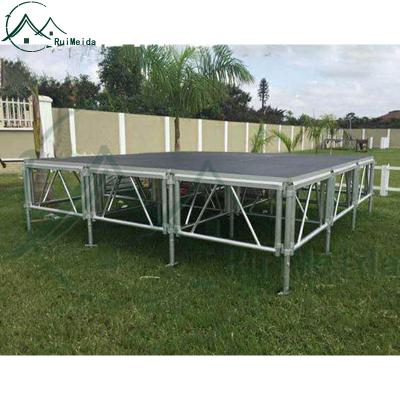 China Events/concert/wedding/performance for sale factory price detachable frame stage for fashion show concert for sale