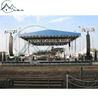 China Concert Equipment Stage Quickly Install Heavy Adjustable Loading Chorus Stage For Booth Performance for sale