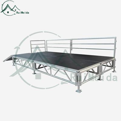 China Adjustable Legs Top Sell Insert Stage Choir Stage Music Festival Detachable Platform Lighting for sale