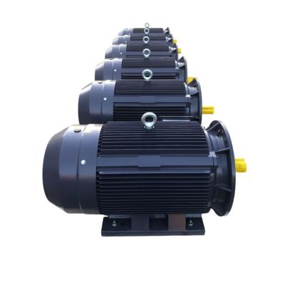 China Premium Efficiency AC Electric Induction Totally Enclosed Cast Iron Industrial / Electric Asynchronous Motor for sale