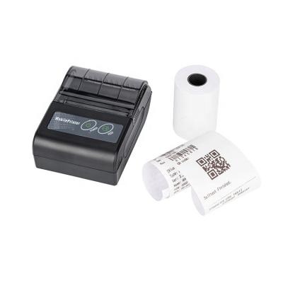 China 58mm Mini Blue Black and White Tooth Android Portable Receipt 2 Inch Bill Blue Thermal Mobile Tooth Wireless Printer for sale