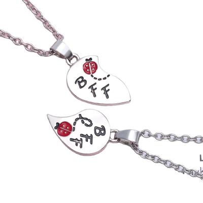 China Europe and America Custom Logo Promotional Heart Pendant Fashion Jewelry Necklaces Chokers For Women for sale