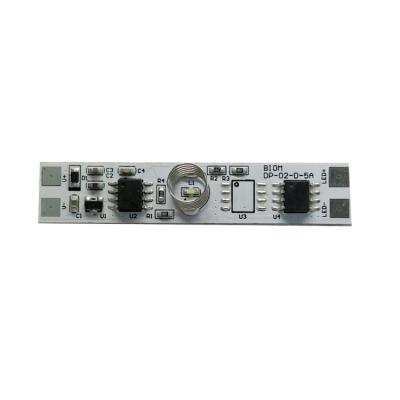 China Smart Sensor Switch Small Wardrobe Contact Dimmer On-Off PCB For Led Strip Light for sale