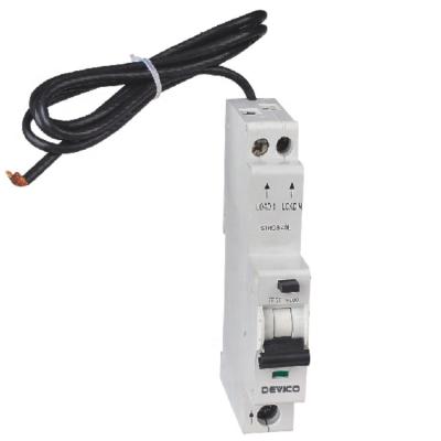 China 500ma 4ka copper rcd circuit breaker 2p mccb mcb 32a DVR-40L for sale