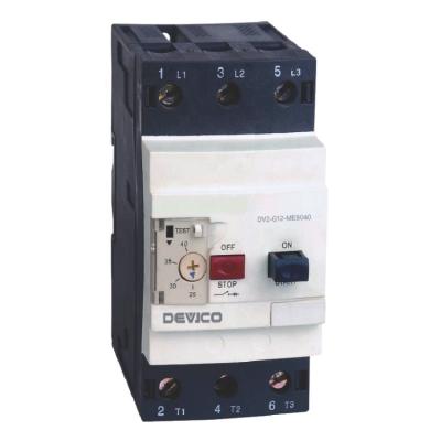 China Chnt Ns2-25 1-1.6a DV2-G Three Phase Thermal Magnetic Circuit Breaker 3p Mpcb Manual Motor Starter for sale