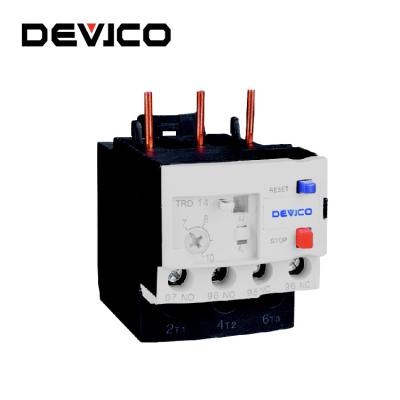 China Cost-effective TRD-14 low price overload wholesale thermal relay thermal motor control is TRD-14 contactors for sale