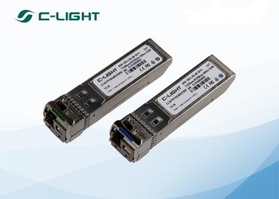 China Módulos bidireccionales ópticos de Tx 1270nm del transmisor-receptor de SFP 10G BIDI los 2km en venta