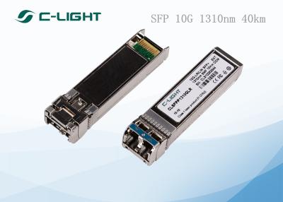 Cina fibra monomodale dei moduli ottici del ricetrasmettitore 40km di 1310nm 10G SFP in vendita