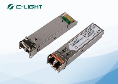 China Transmisor-receptor compatible SMF 2.5G 1610nm LC Dulplex de Cisco CWDM SFP en venta