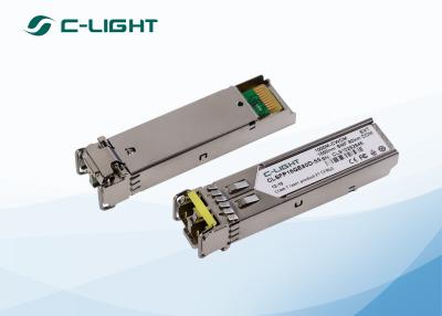 China transmisor-receptor óptico de Ethernet de la compatibilidad 1550nm del módulo de 125um SMF CISCO SFP en venta