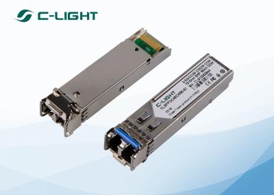 China Conector del LC del módulo de CISCO SFP del solo modo, transmisor-receptor de GE CWDM SFP en venta